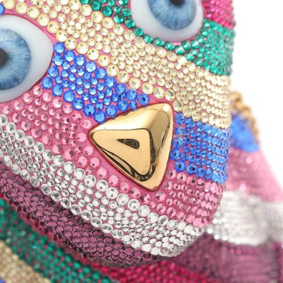 Gucci GG Teddy Bear Shoulder Bag Swarovski Crystals Multicolor - Picture 6 of 9
